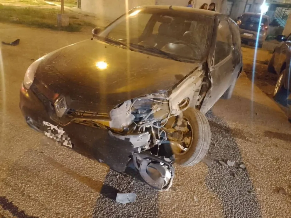 El incidente rompió con la tranquilidad de la madrugada. 
