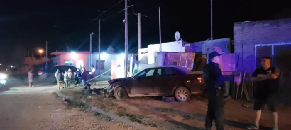 Así quedó el vehículo tras la colisión. 