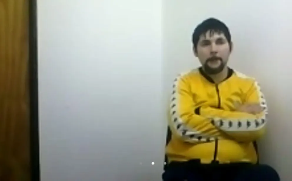 El imputado Méndez, desde el Penal de Cipolletti. Fotos NoticiasNet. 