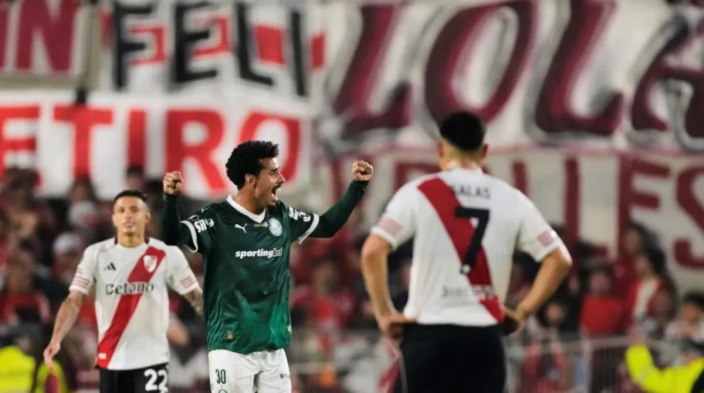 Partido por los cuartos de final de la Copa Libertadores.