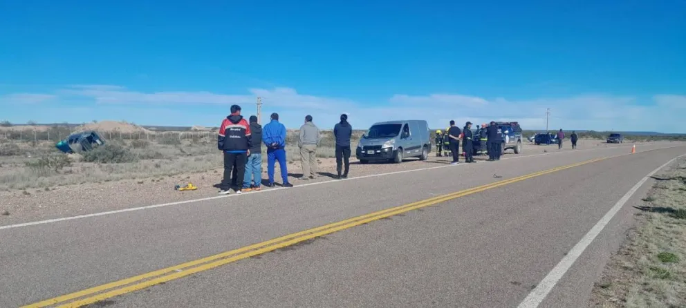 Cuando llegaron las autoridades, el conductor ya había fallecido. Foto gentileza.