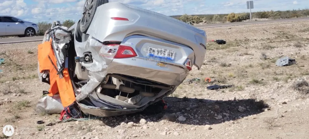 Así quedo el Cruze. Foto gentileza Informativo Hoy/SAO.