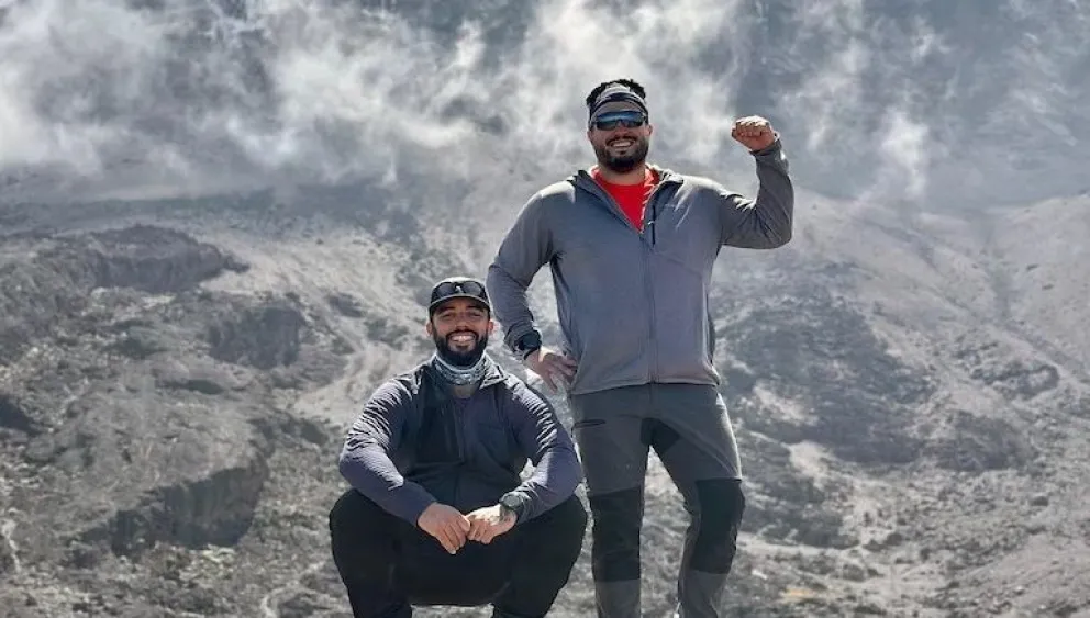 Hernán Rivas y Julián Capici, unidos por la montaña 