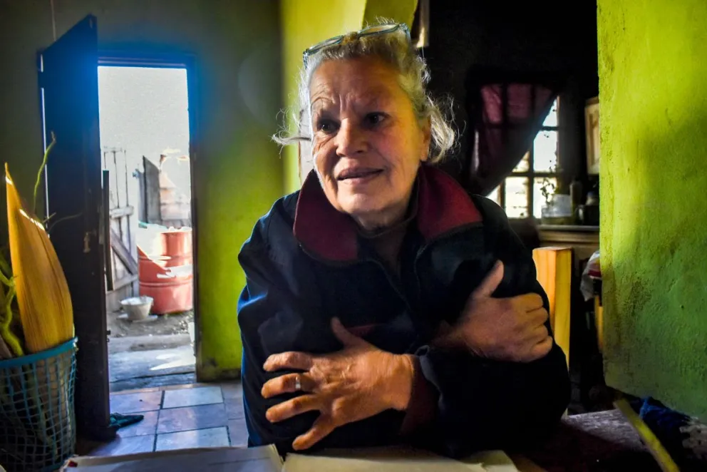 Maria Cristina, el merendero San Patricio de Viedma. Fotos de Vanesa Schwemmler para NoticiasNet.