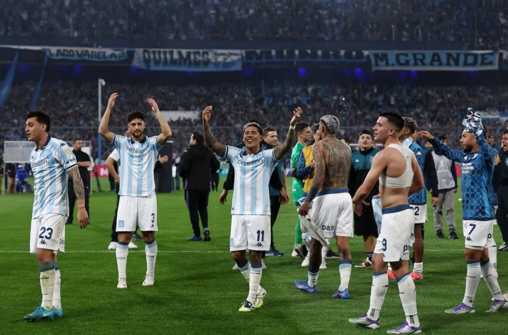 Partido por los cuartos de final de la Copa Libertadores.