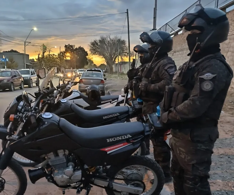 Procedimiento policial con resultados positivos en Viedma. 