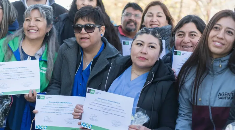 La actividad se dio en el marco del Día Provincial del Agente Sanitario.