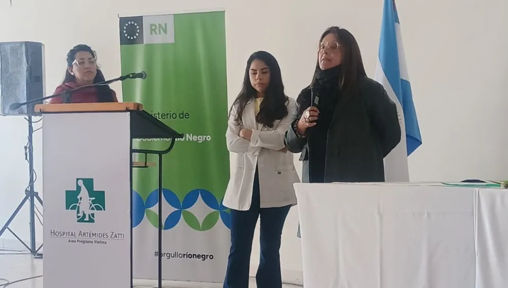 La XIV Jornadas Hospitalarias se desarrrolló en el edificio de SITRAJUR, en Viedma (Foto: Vanesa Schwemmler)