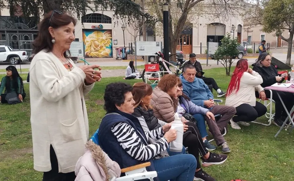 Como cada año Marisa Santa Cruz estuvo presente en los actos conmemorativos. 