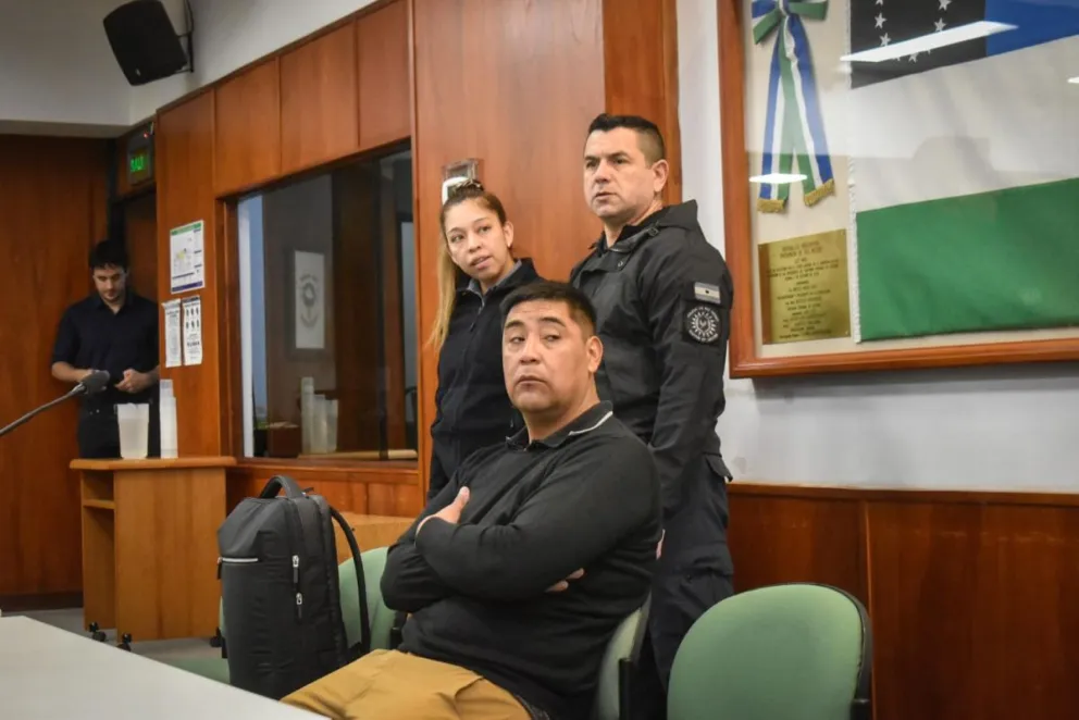 Isaías Barrera en audiencia judicial. 