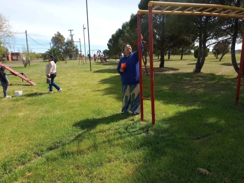 Vecinos de El Cóndor trabajaron en los juegos de balneario 