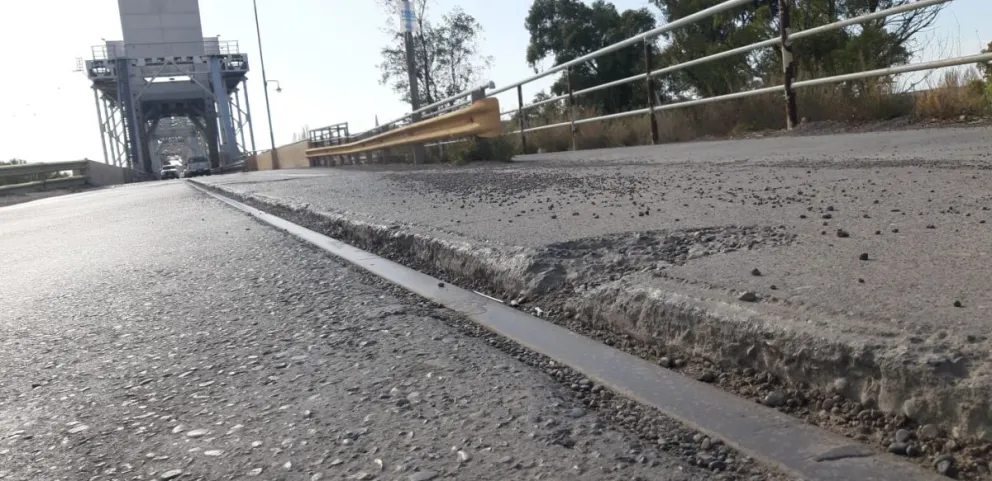 Estado del Puente Ferrocarretero. 