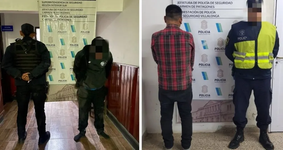 Los aprehendidos fueron trasladados a la unidad policial. 