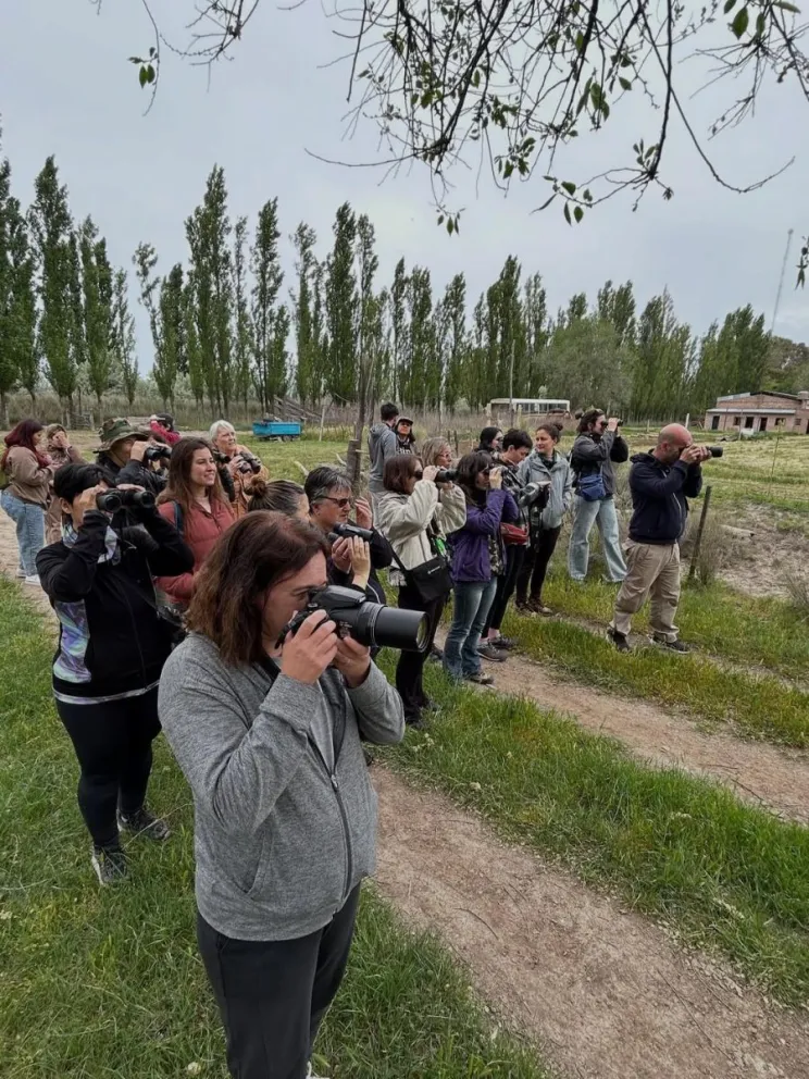 Visitaron la chacra El Nido, del IDEVI