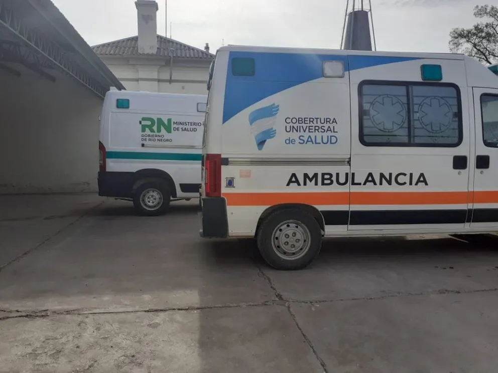 Accidente en un ambulancia en Guardia Mitre. Foto Web. 