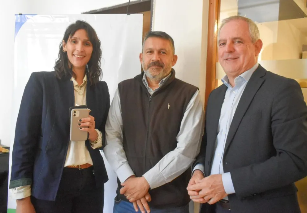 Referentes del Banco Patagonia participaron del encuentro para emprendedores  (Foto: Vanesa Schwemmler)