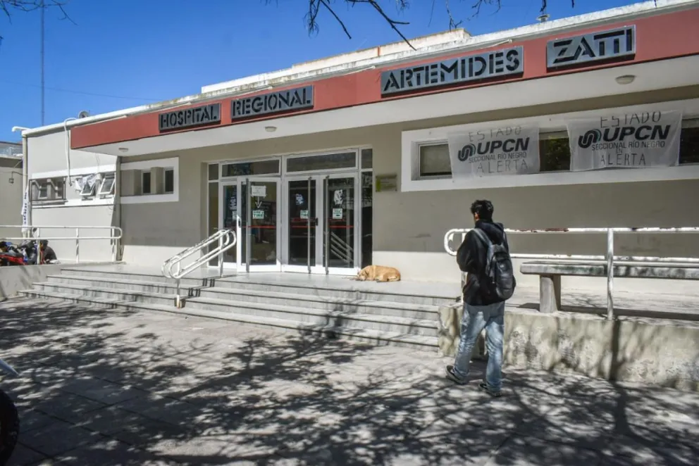 Nicolás Ganim está internado en el Hospital Zatti (Foto: archivo)