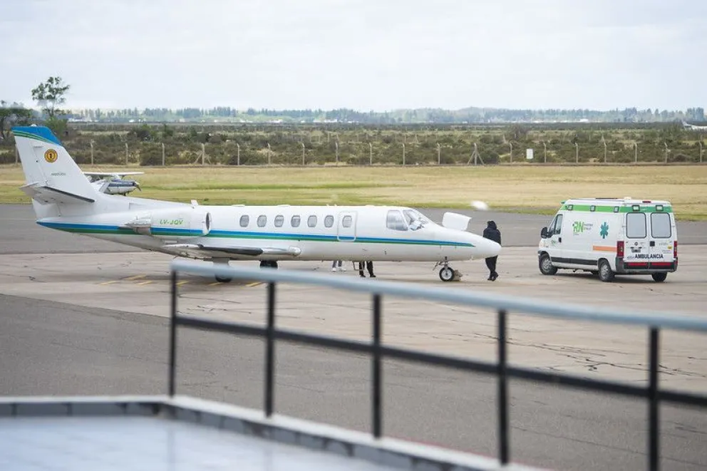 La rionegrina fue trasladada al Hospital Artémides Zatti de Viedma.