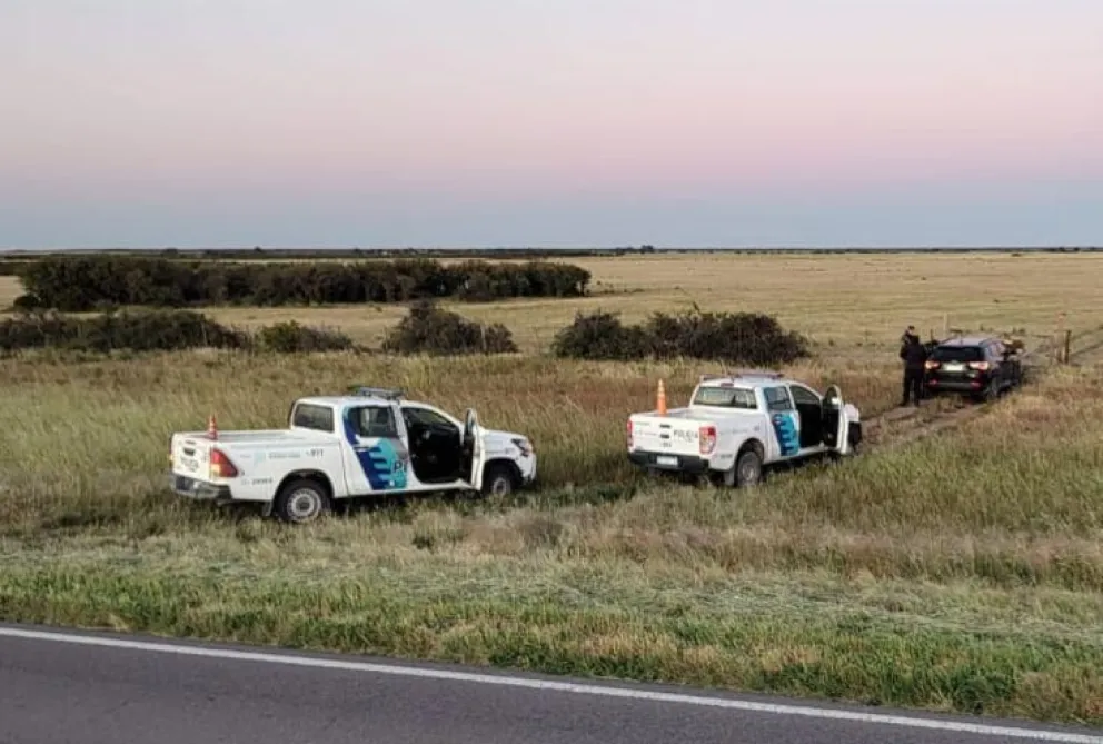 El operativo culminó con el hallazgo del rodado abandonado.