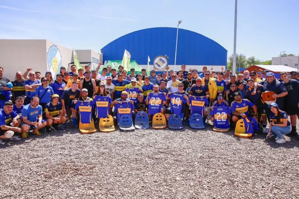 Los socios de Boca se reunieron en Viedma.