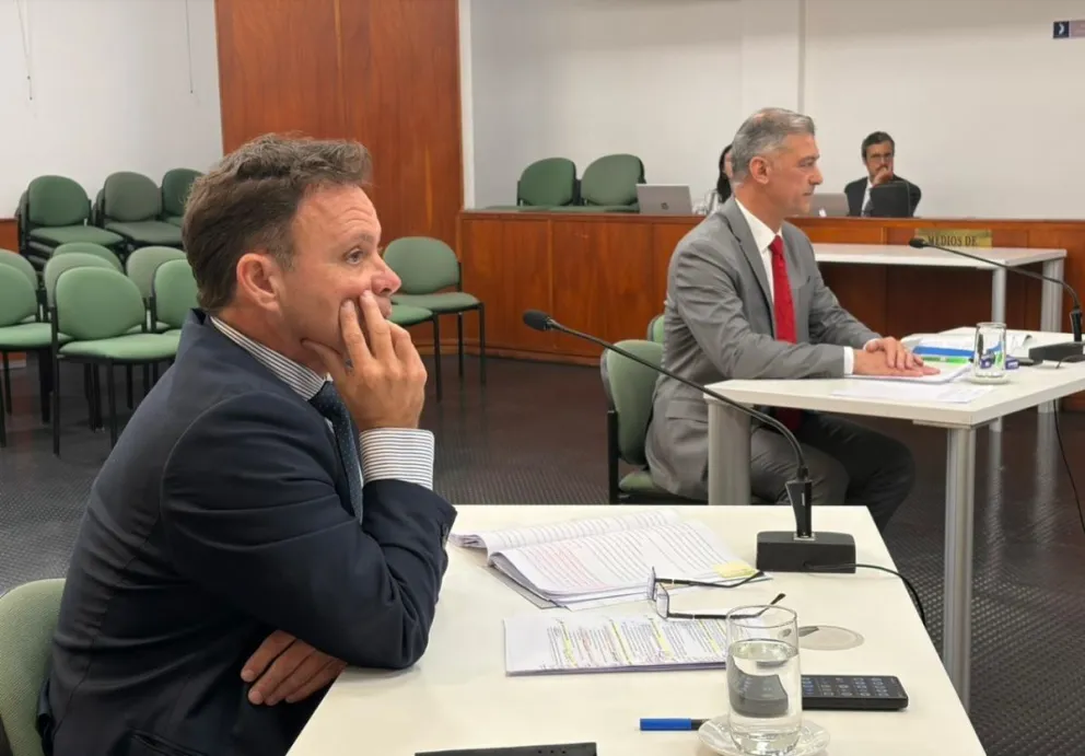 El  Fiscal General, Fabricio Brogna, y el Defensor General de Río Negro, Ariel Alice (Foto: gentileza)