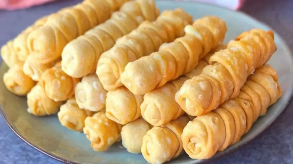  Tequeños con masa de tarta, ¡quedan deliciosos!