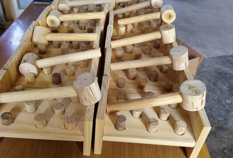 Parte de los juegos. Foto gentileza Ministerio de Seguridad de Río Negro.