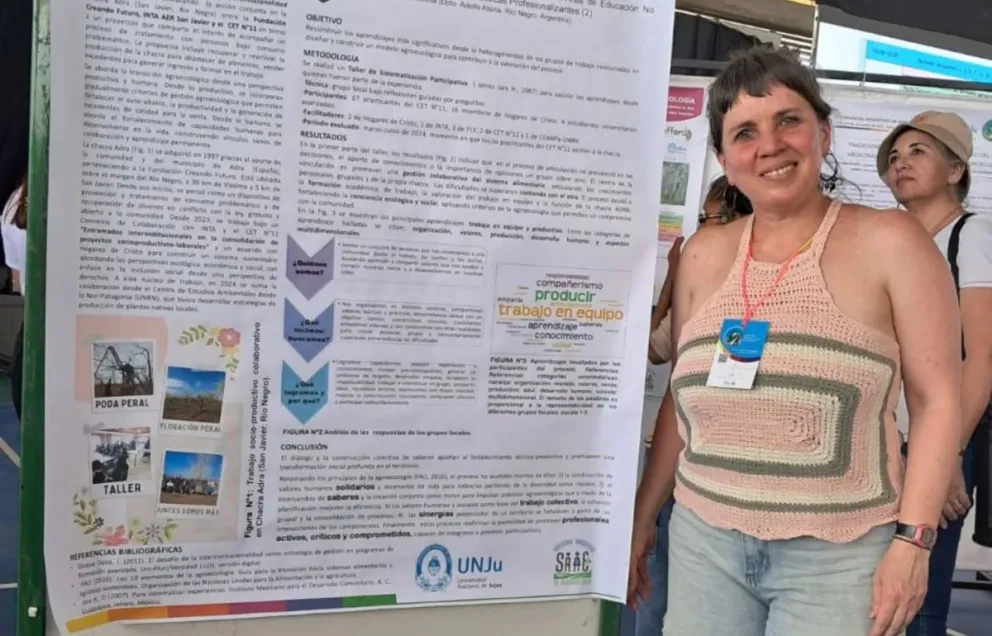 La profesora Iris Josefina Liscovsky, impulsora del proyecto que llegó hasta Jujuy. 