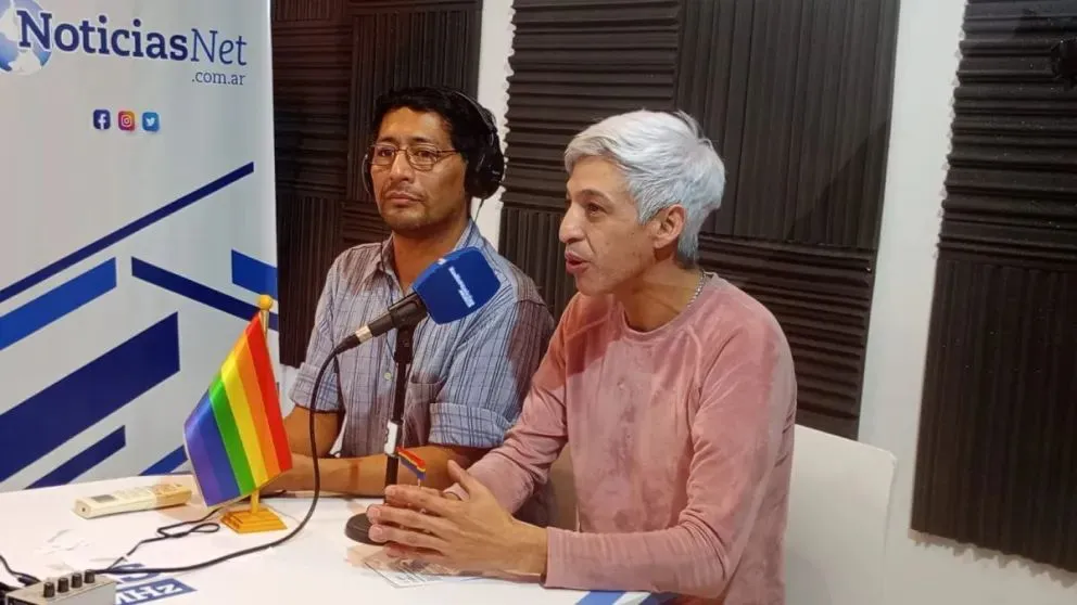 Andrés Alvarenga, integrante de La Colectivx LGBTQI+ de Viedma y Patagones. Fotos: Archivo de NoticiasNet. 