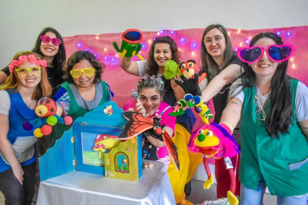 La Escuela Especial 22 llena de color. Fotos Vanesa Schwemmler para NoticiasNet. 