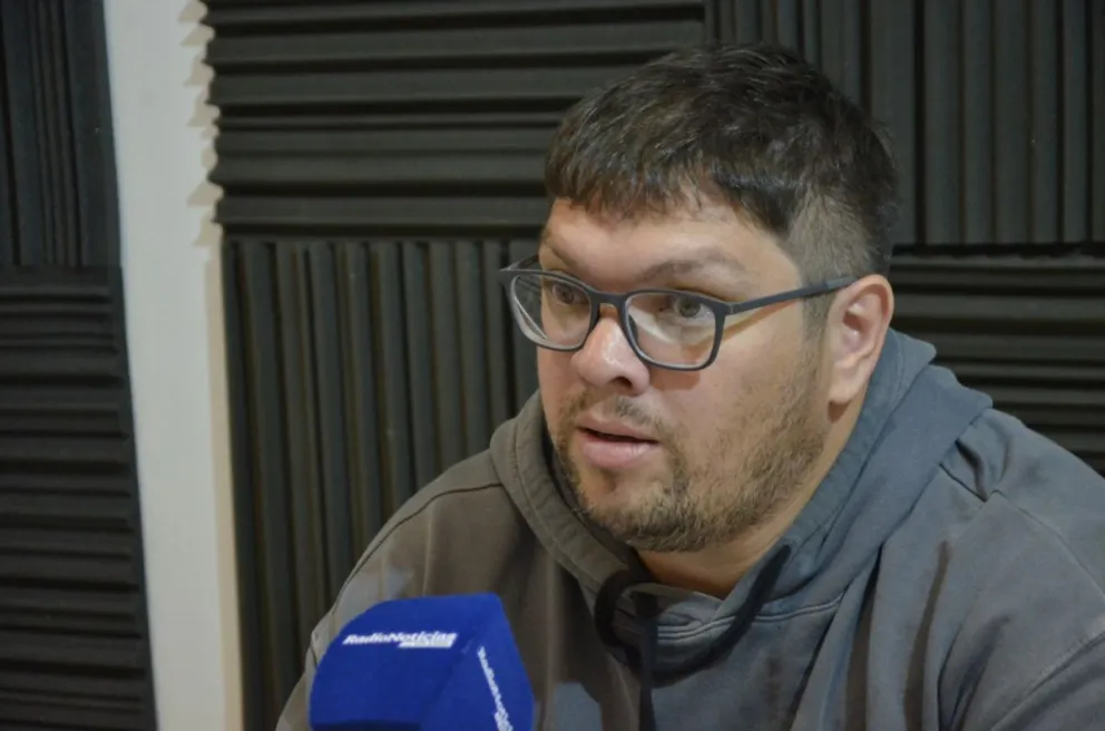 Matías Fuentes, presidente de la Junta Vecinal del barrio Belgrano de Viedma. 