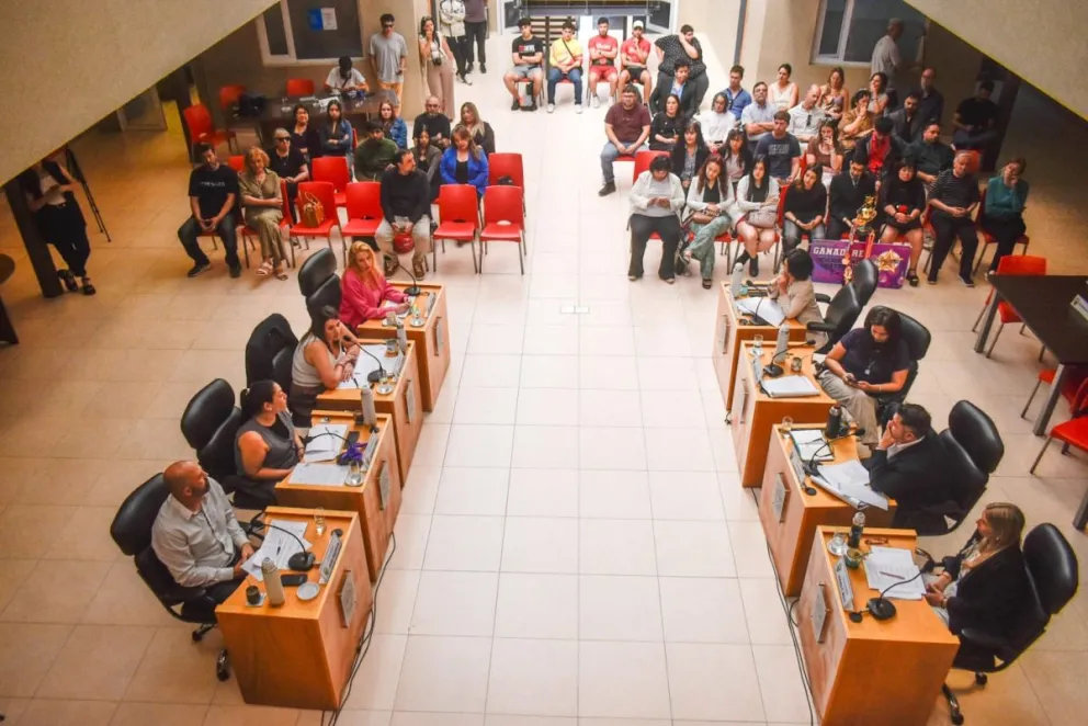 Sesión del Concejo Deliberante de Viedma. Foto Vanesa Schwemmler. 