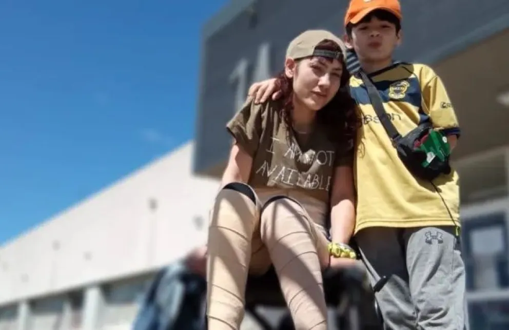 Wendy,  junto a su hijo. Fotos: Gentileza.