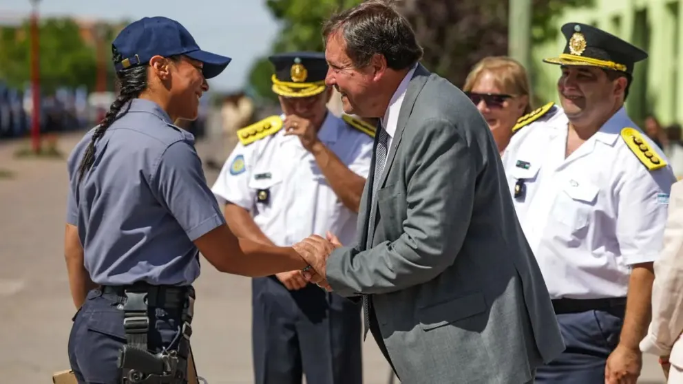 El Gobernador presentó los datos oficiales del sistema de seguridad. Foto: Gobierno de Río Negro. 