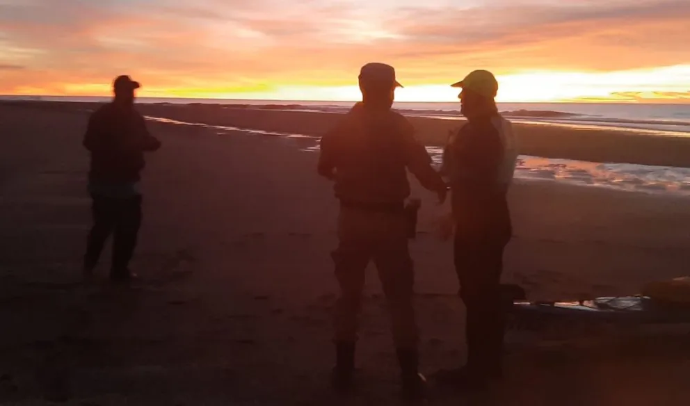 Temprano, con las primeras luces el brasilero partió a su desafío. 