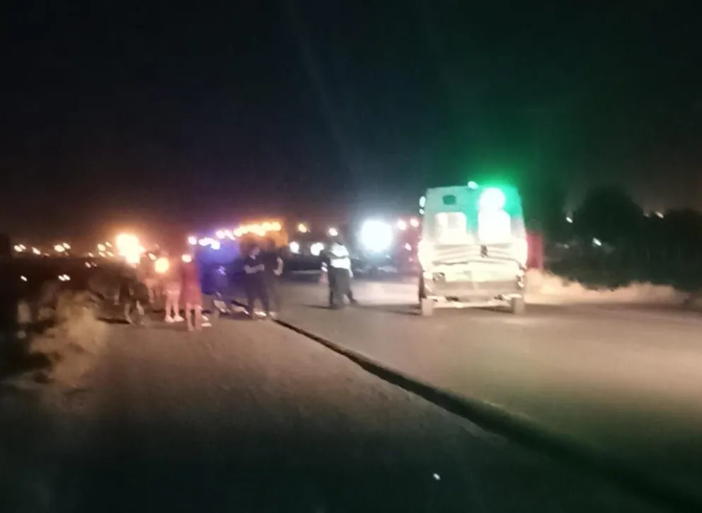 El personal de Siarme se hizo presente en el lugar, foto gentileza Taxistas en Movimiento. 