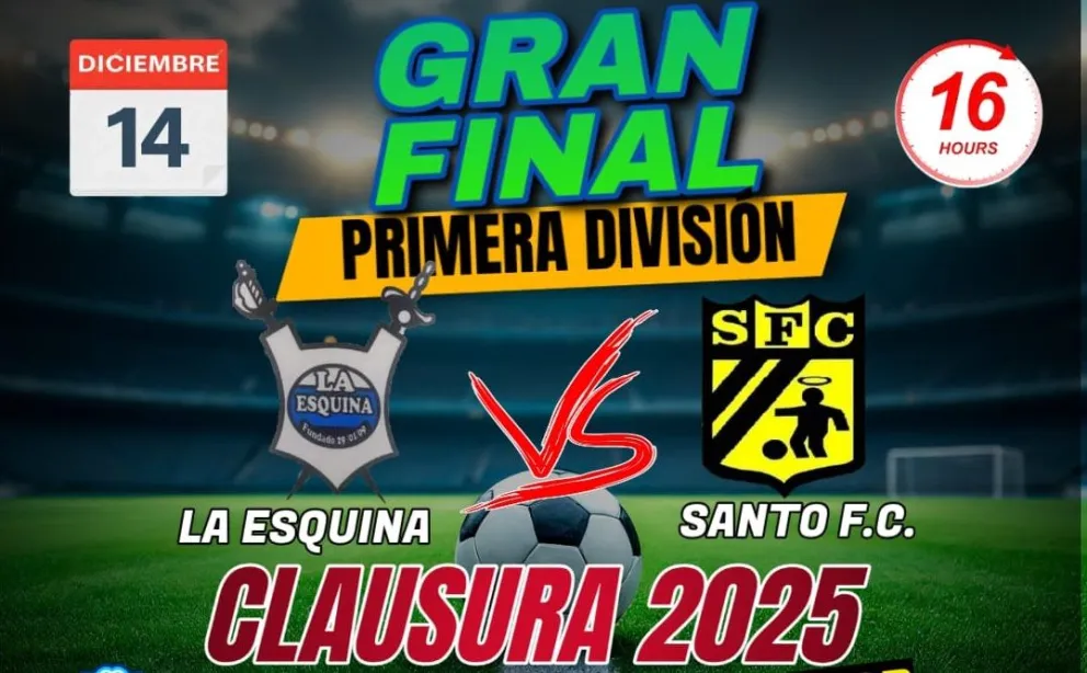 La Esquina y Santo se juegan el título de Primera. 