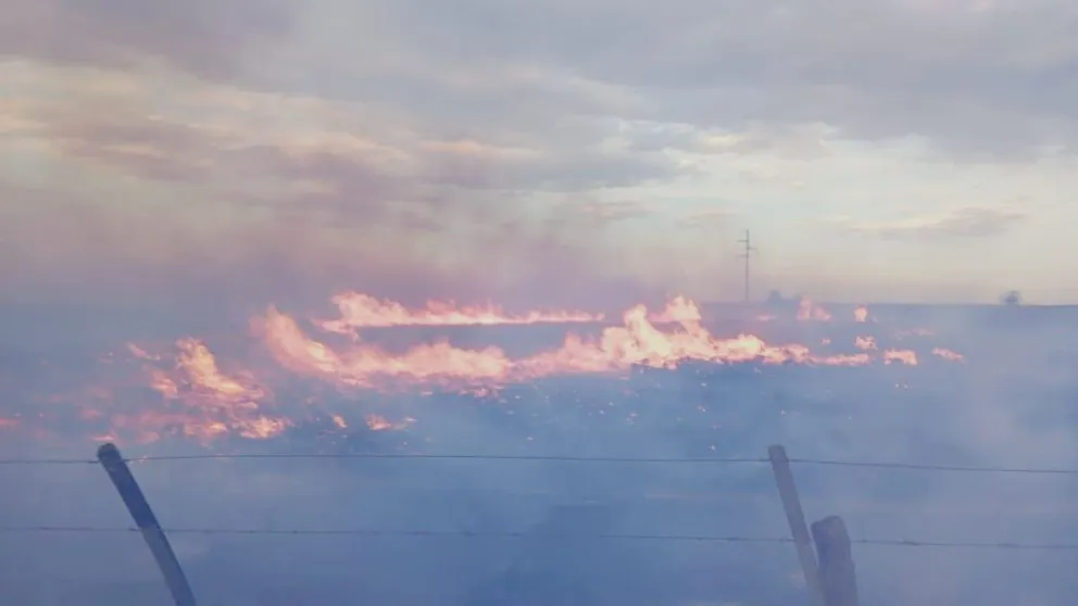 La cortina de humo fue tal, que se vio desde varios puntos de la ciudad