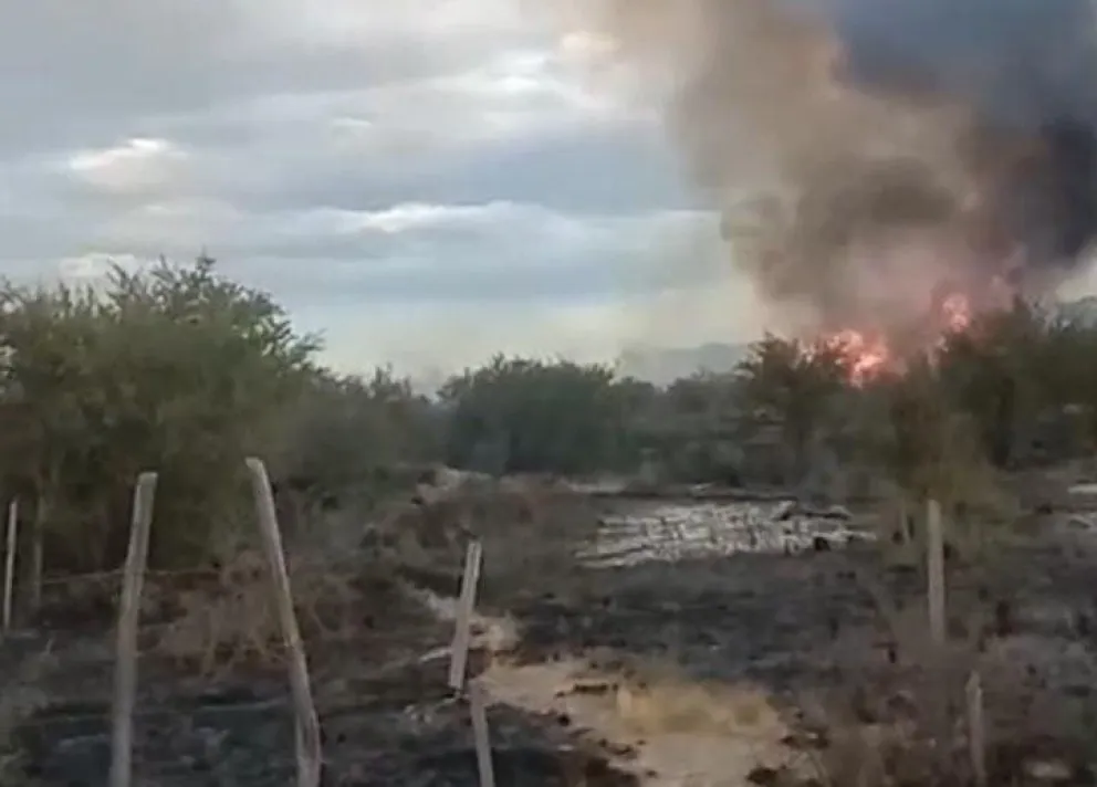 La imagen refleja lo ocurrido esta tarde en la zona de San Javier. 