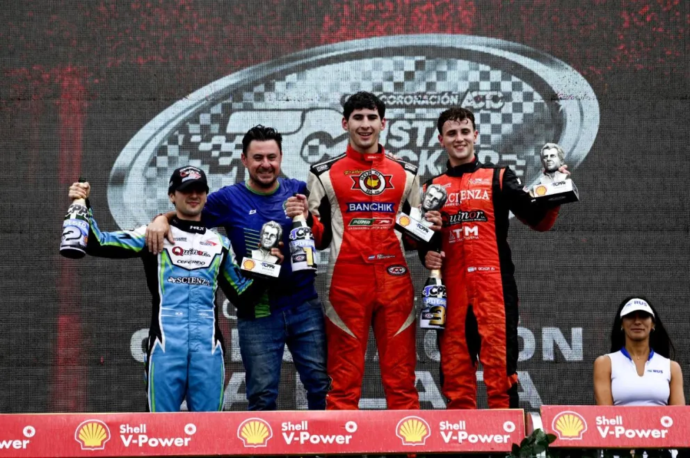 Los hermanos Ochoa completaron el podio del campeonato. Foto: ACTC