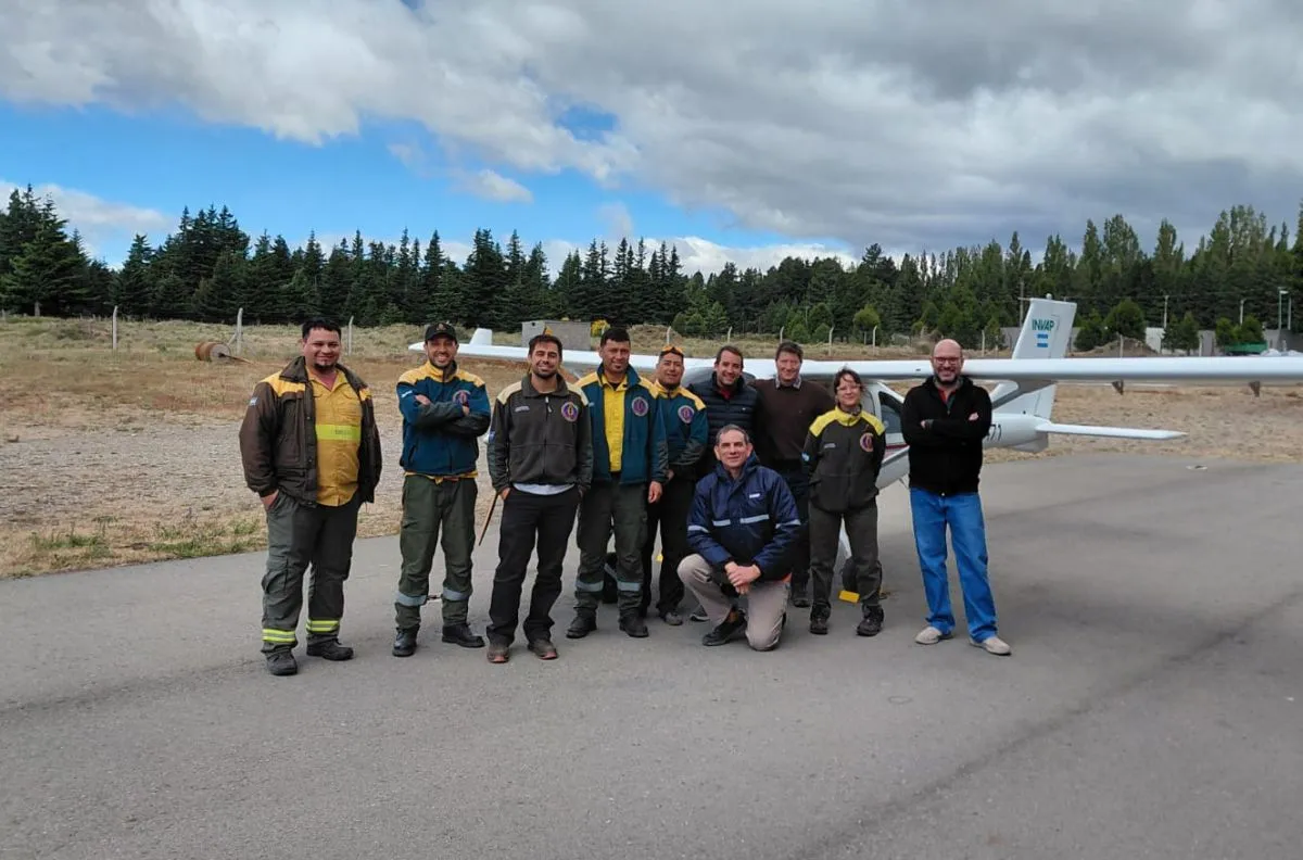 Combatientes del SPLIF sumaron formación aérea para anticipar incendios ...