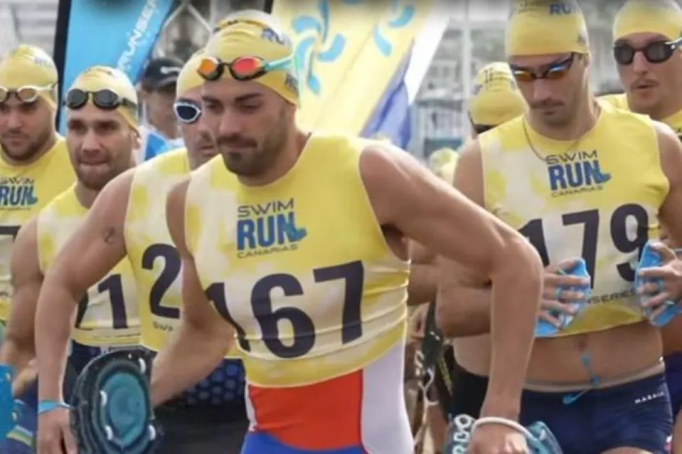 La mirada puesta en la competencia de natación y trail. 