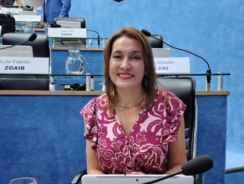 La presidenta del bloque de legisladores de la UCR, Lorena Matzen.