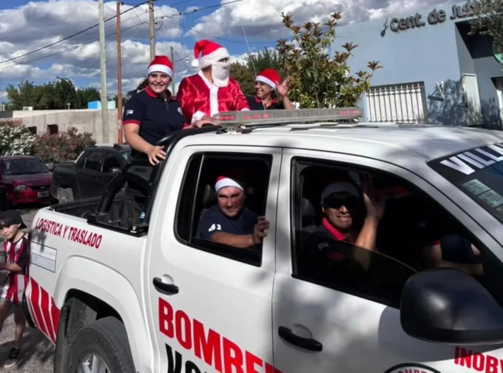 Los Bomberos colaboraron activamente con la iniciativa. 