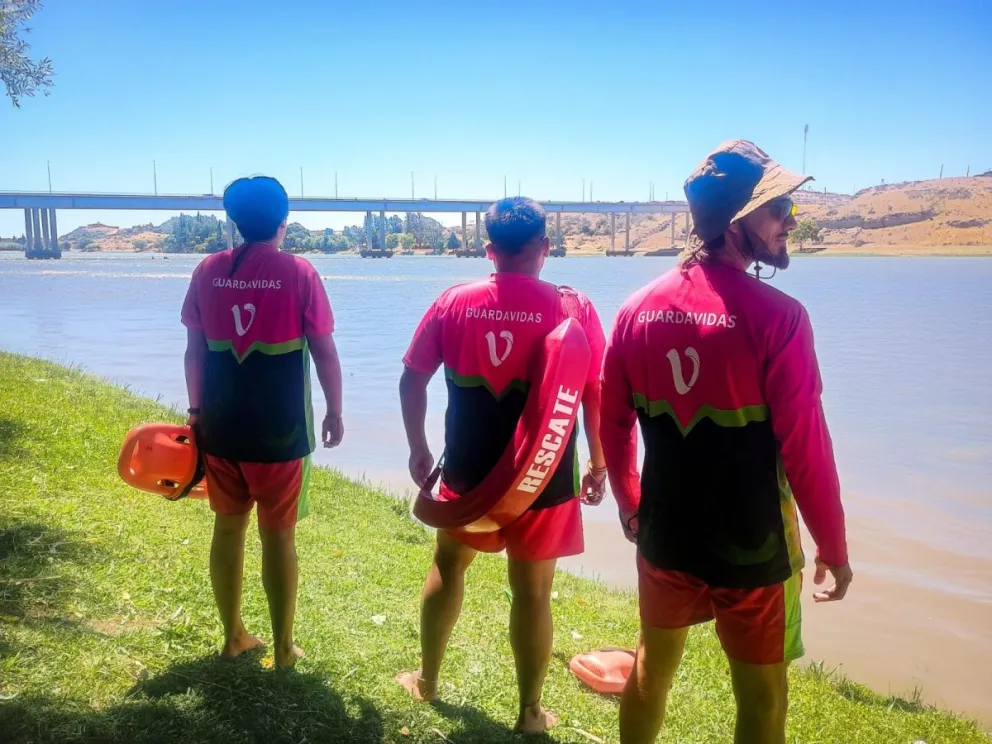 Se trata de un espacio muy elegido, pero que no contaba con guardavidas. Fotos: Vanesa Schwemmler.