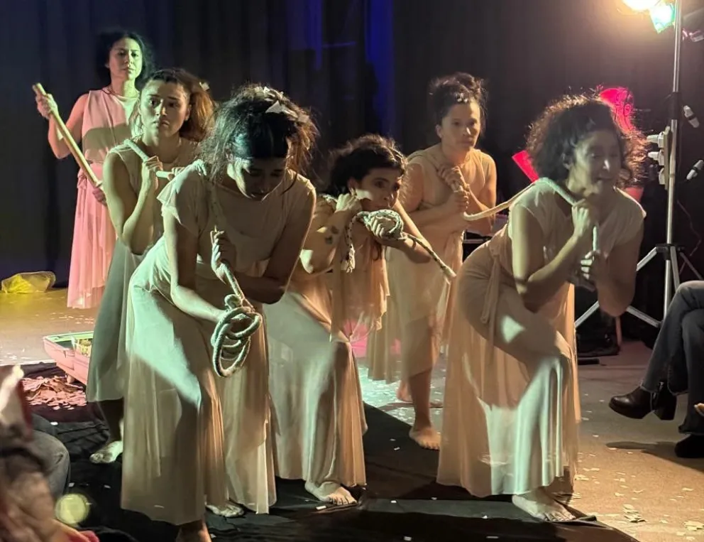 Ana Paula Ovalles en una de sus actuaciones. 