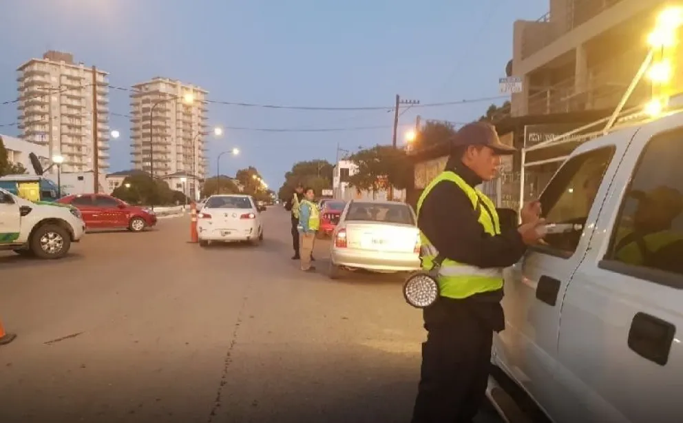 Operativos de control de alcoholemia en Las Grutas. 