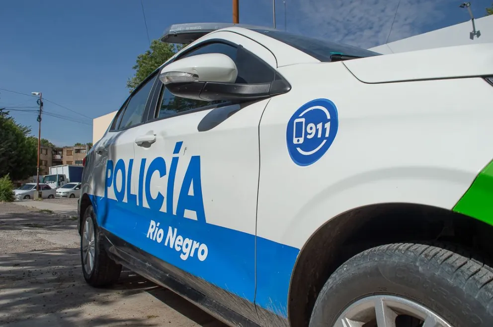 Patrullero de la unidad policial que neutralizó la sustracción. Foto archivo.