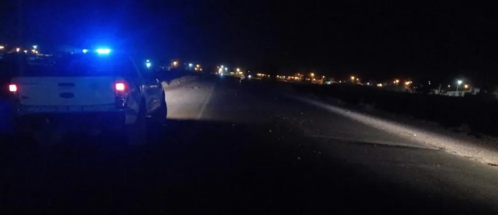 El accidente ocurrió en la Ruta 1, a la altura del barrio Castello y Loteo Silva. Foto: Taxistas en movimiento 