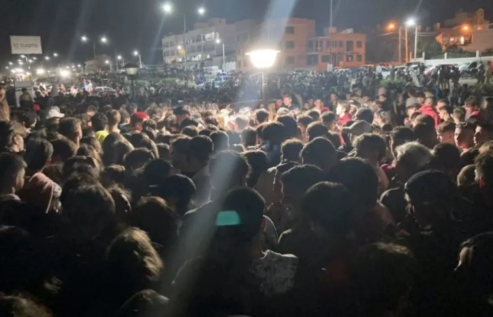 Denuncia contra el parador de la Cuarta Bajada de Las Grutas. Foto Informativo Hoy. 